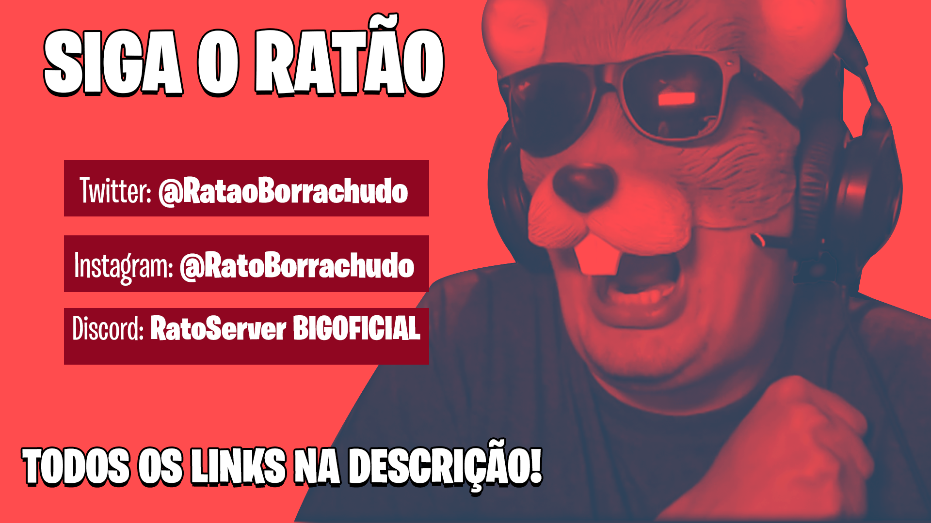 Rato Borrachudo - VEM COMIGO NEGO: Twitter: http://www.twitter.com ...