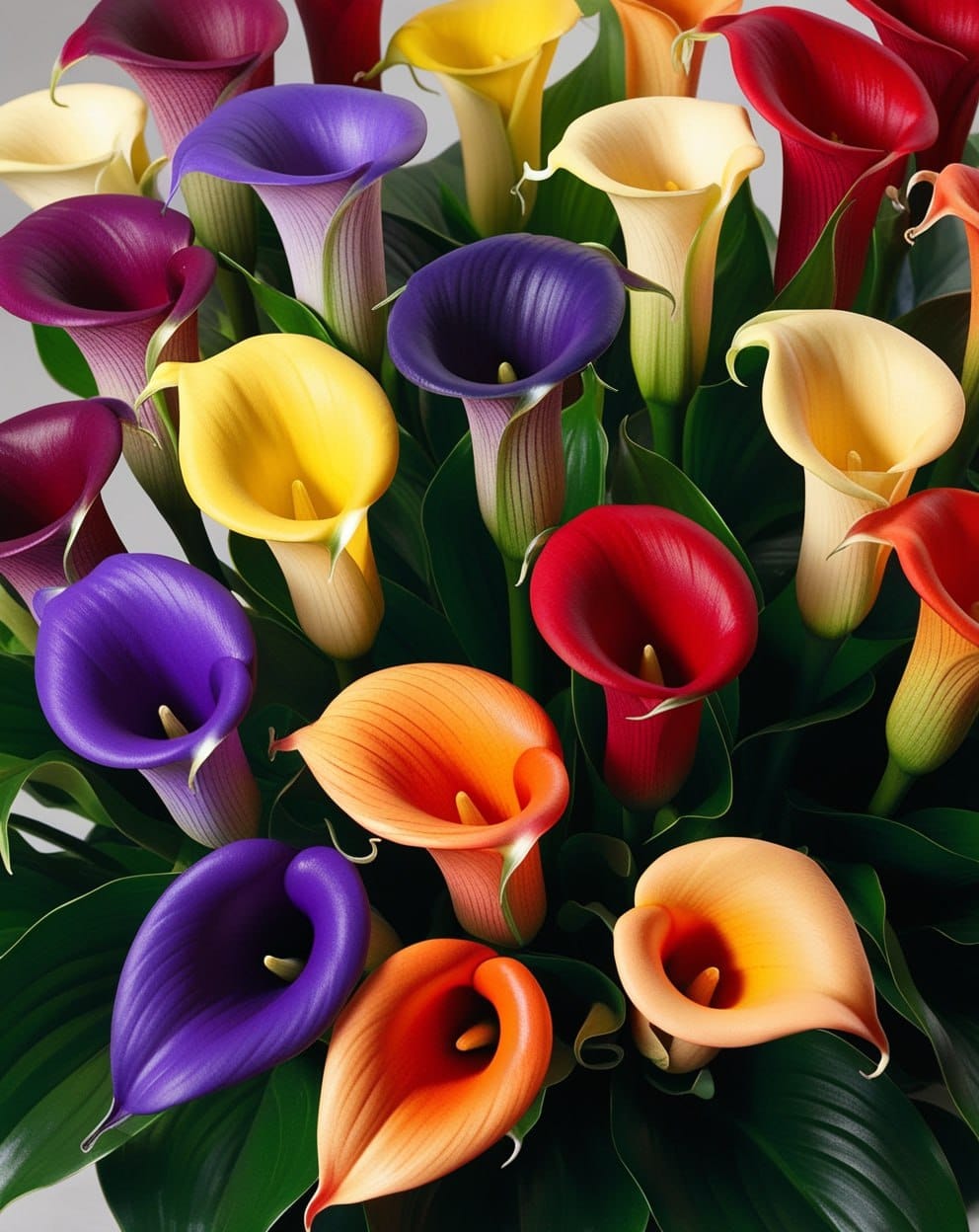 Unique - 🌿 Rainbow Calla Lily (Zantedeschia spp.) 🌿 The Rainbow Calla ...