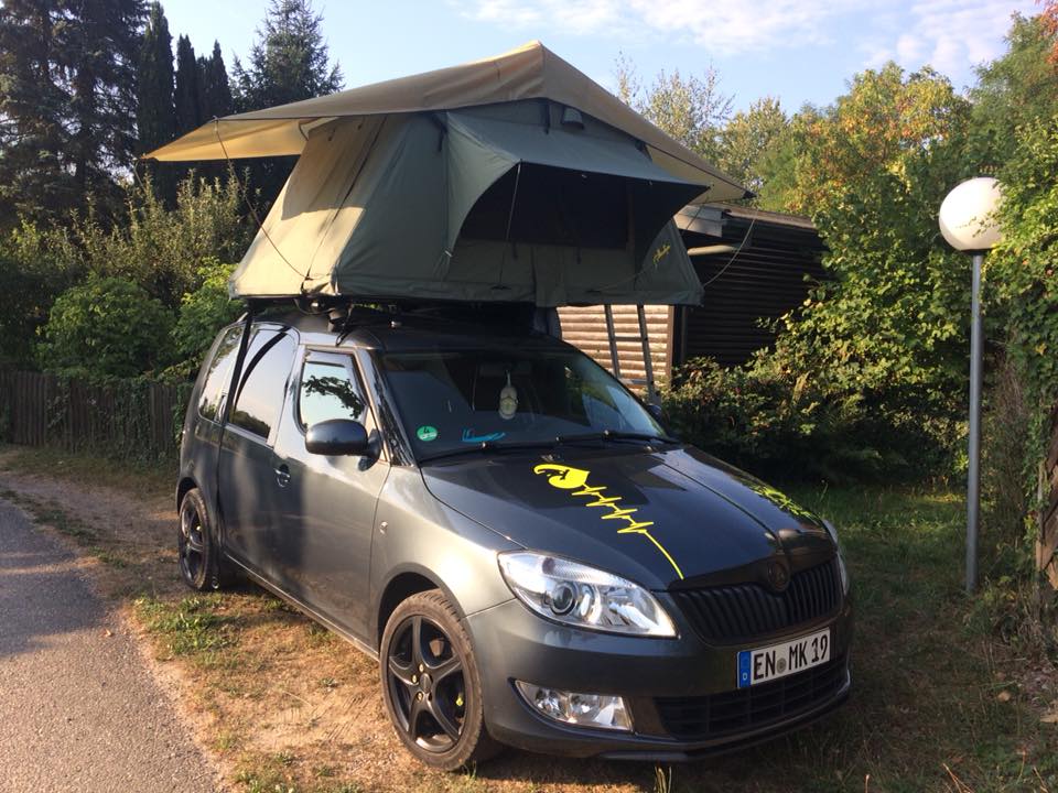 stabile zelte 4 x 8 UNP Campingzelt FüR 4-8 Personen, Einfach Aufzubauen Category:E Bike_Herrmans MR8 Renk:Lila Rosa ANGERER Klemmmarkise Exklusiv grün