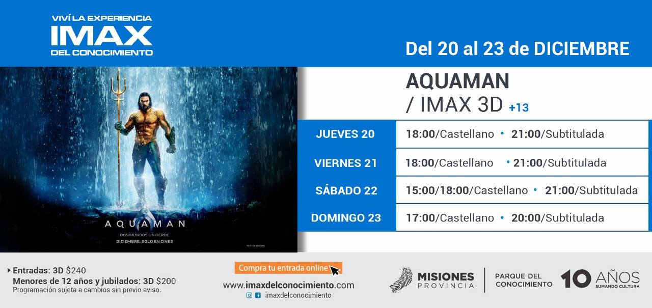 Cartelera #IMAX de ésta semana!!!... - Imax del Conocimiento | Facebook