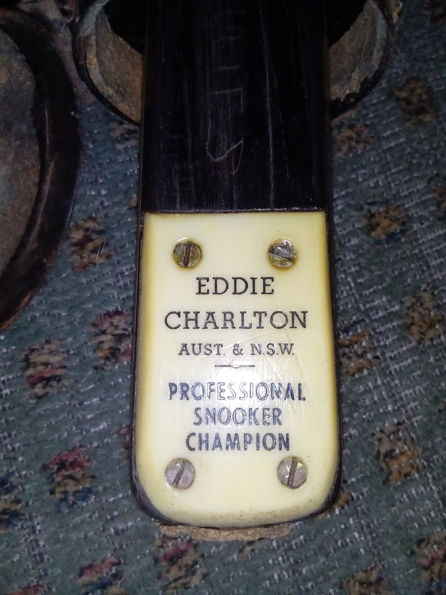 My dads cue from 1981. Huebler. Are these cues worth anything?