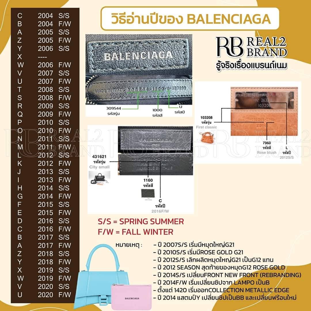 วิธีอ่าน Serial Number BALENCIAGA 6... - NaRit GEMs นฤตเจมส์