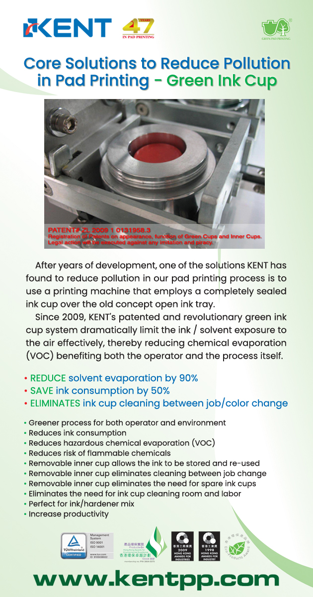 Kent Solution to Reduce... - Kent Pad Printer Canada Inc.
