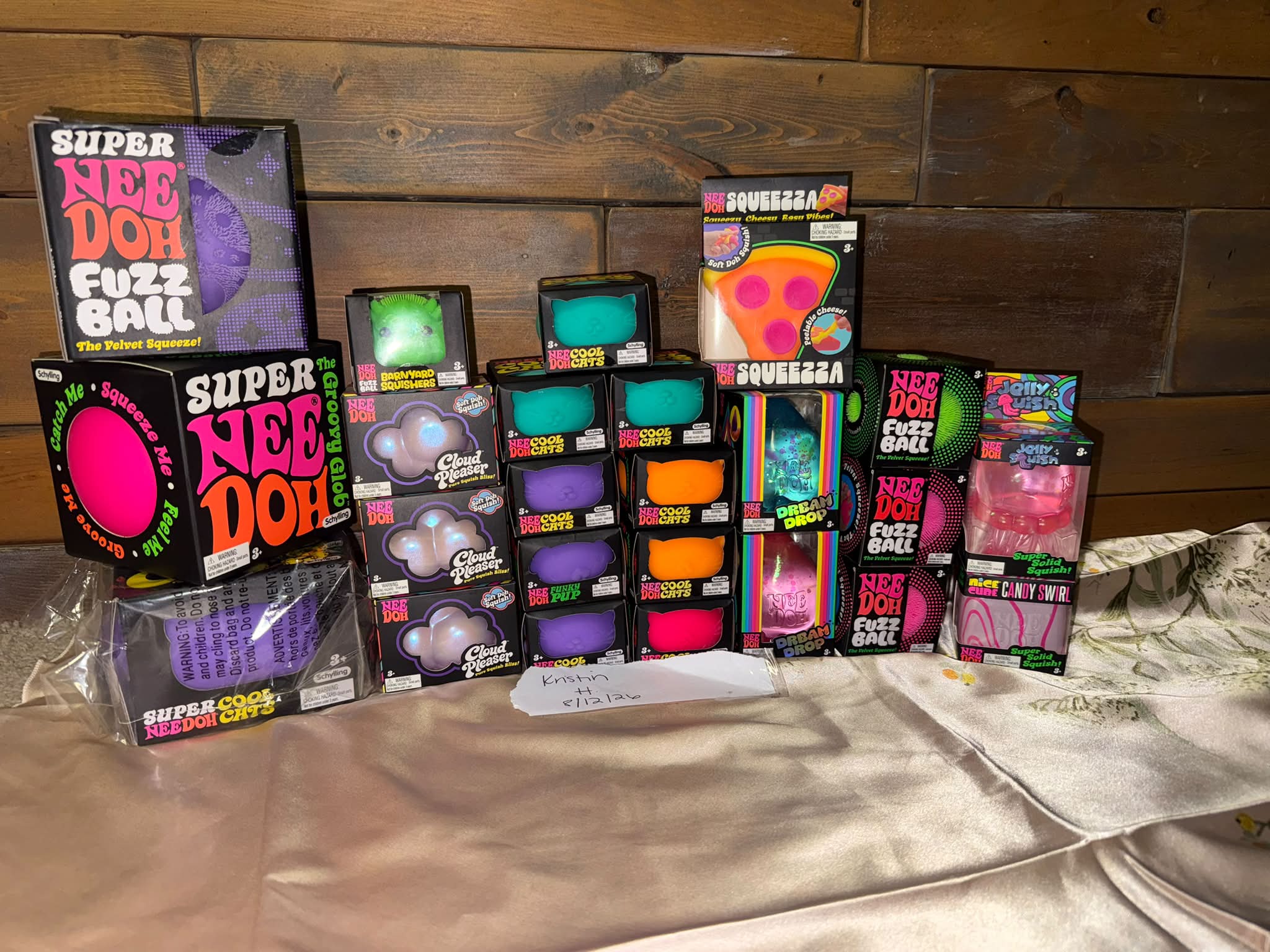 I have a purple & pink super fuzz ball for trade. Looking for