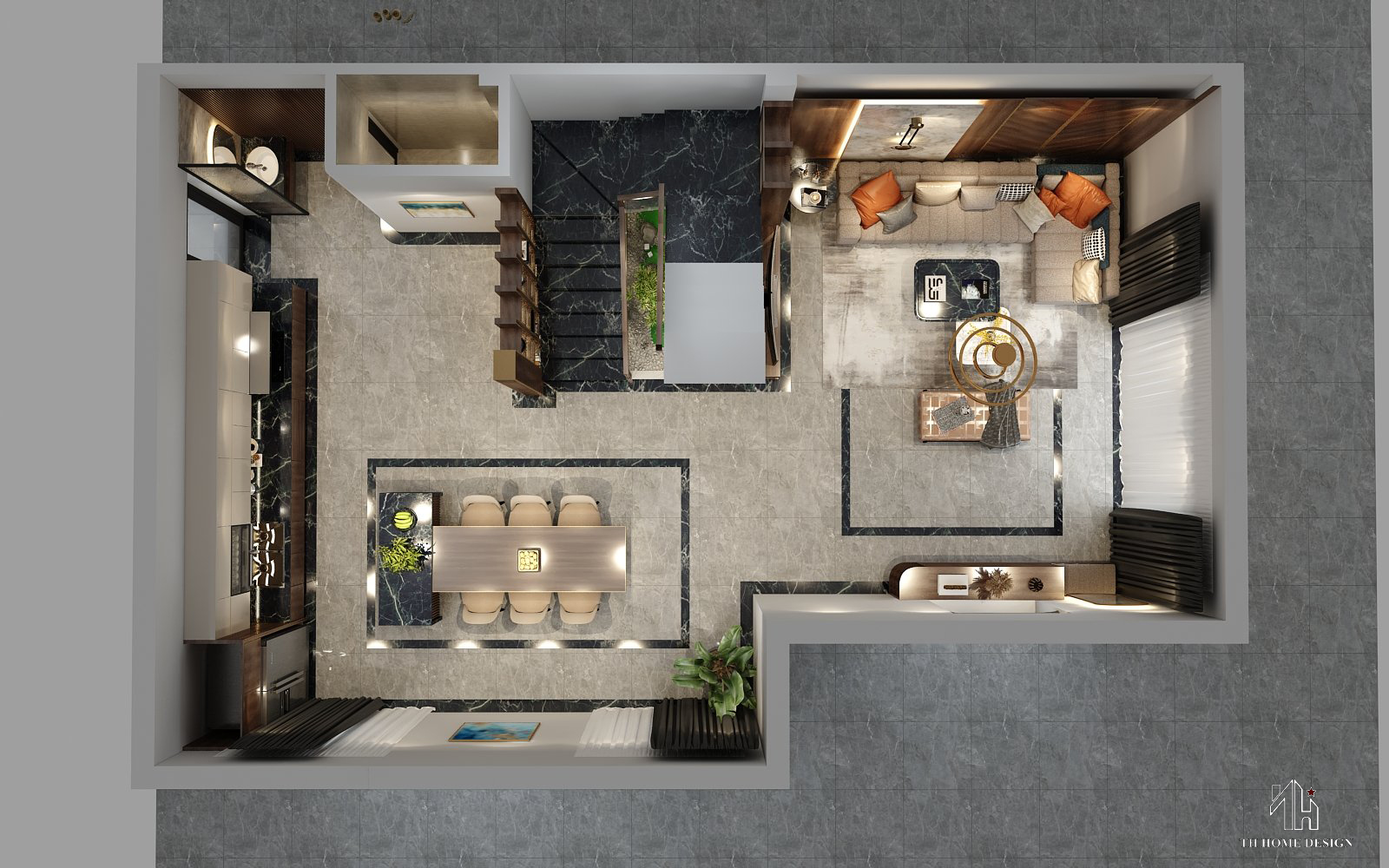 TH HOME - Thiết Kế - Thi Công Nội Thất