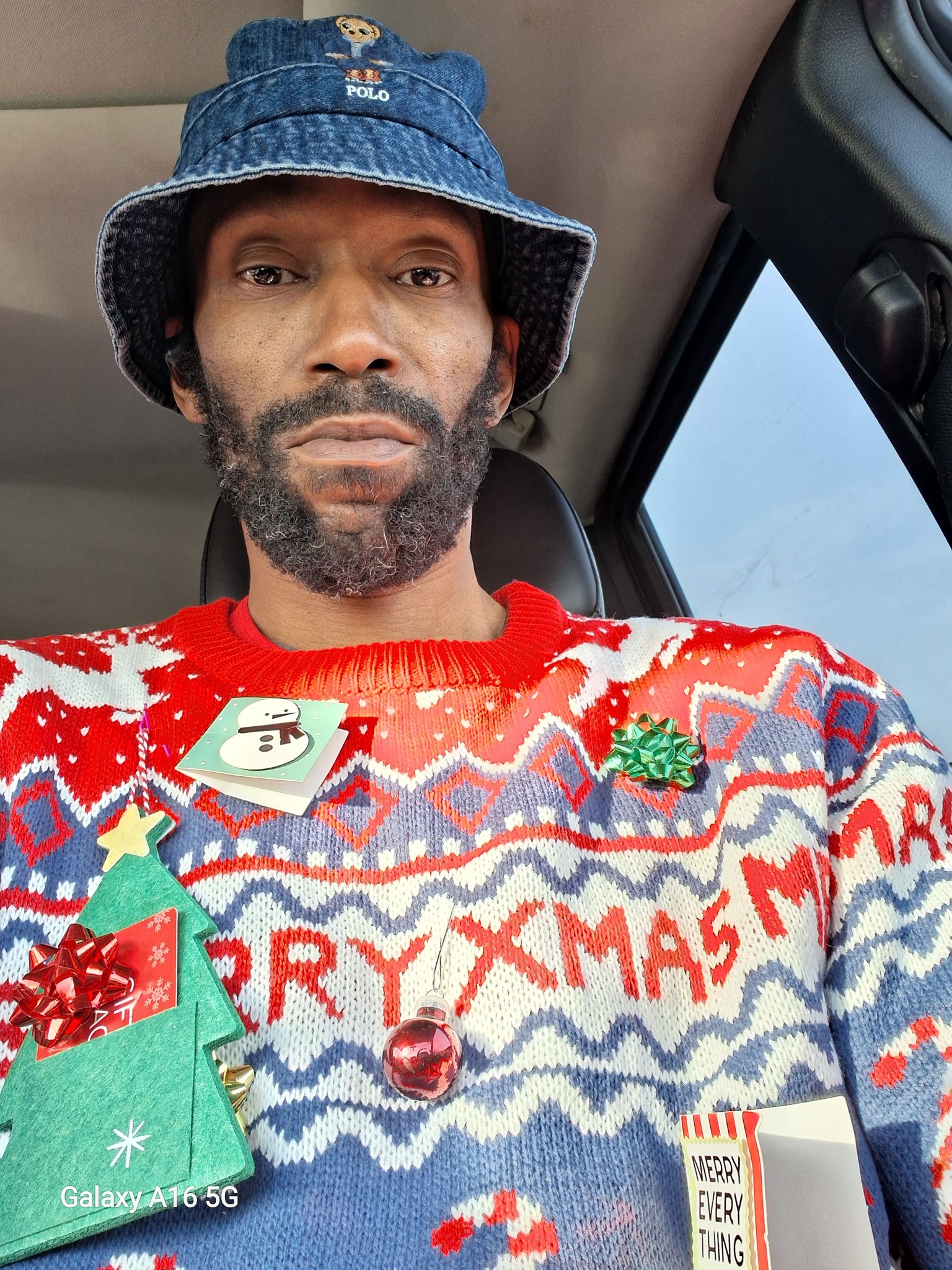Happy Y'allidays!! Heading to the work holiday party and I've been told there's a great prize for the ugliest Christmas sweater. Think I stand a chance?! 🤠