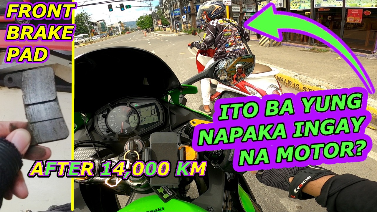 アキ When to change rotors and pads on a Kawasaki Ninja?