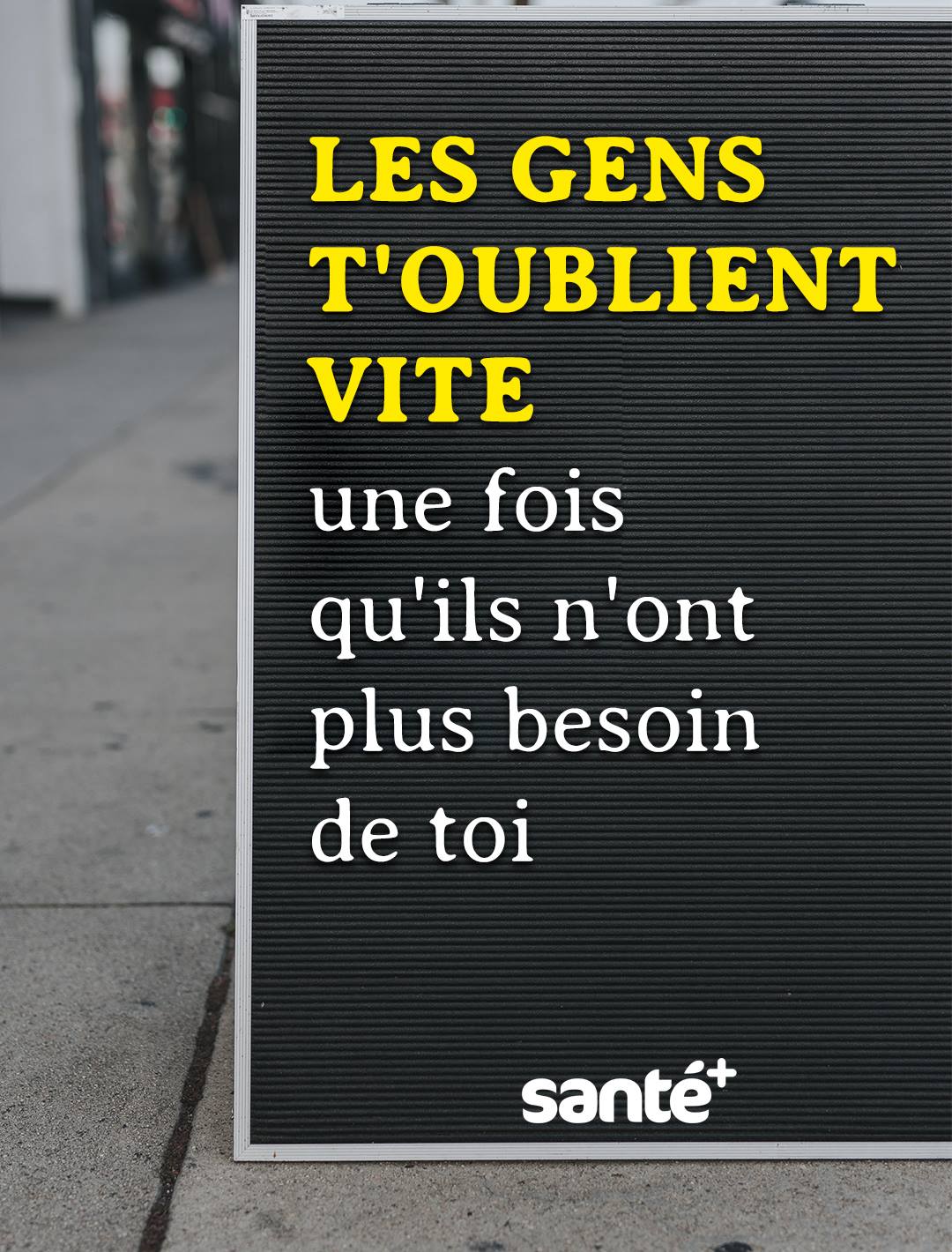 Sante Magazine Les Gens T Oublient Vite Facebook