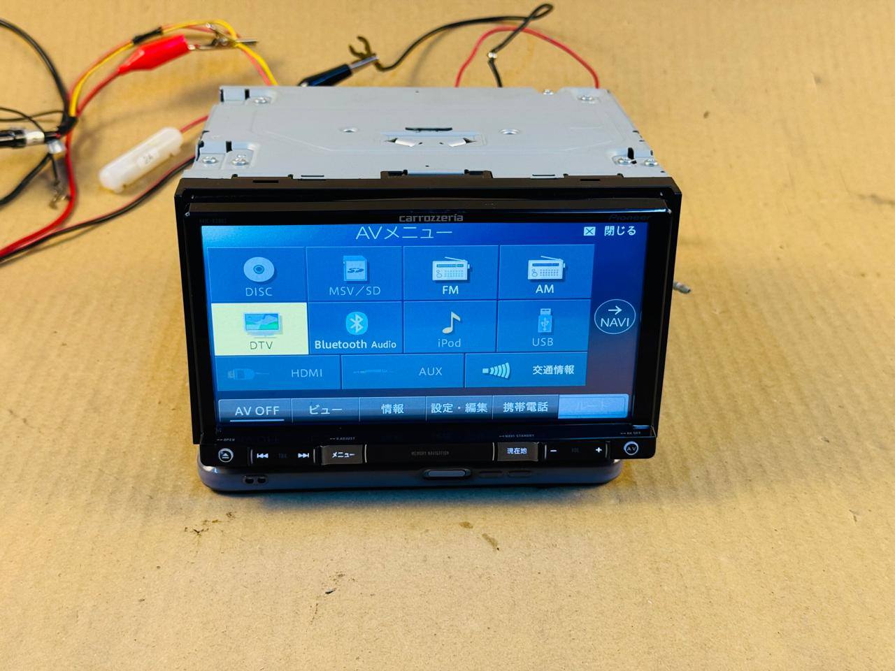 Carrozzeria Pioneer screen Avic-RZ902 made in Japan