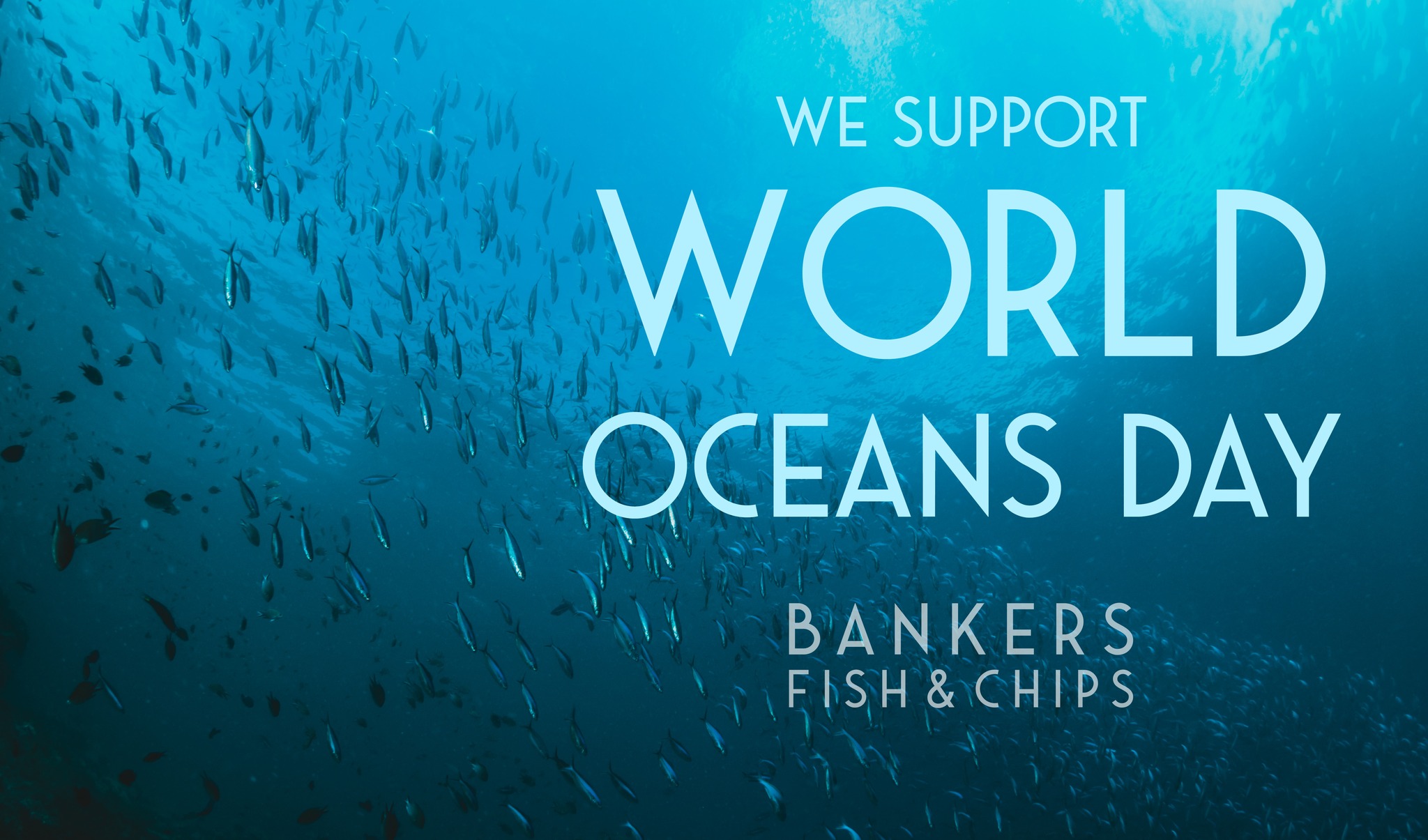 It's #WorldOceansDay 🌊 At Bankers,... - Bankers Fish & Chips | Facebook