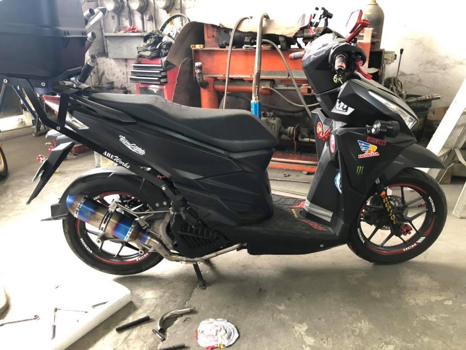 VMAX Racing - VMAX Full Exhaust System on Honda Click 150,...