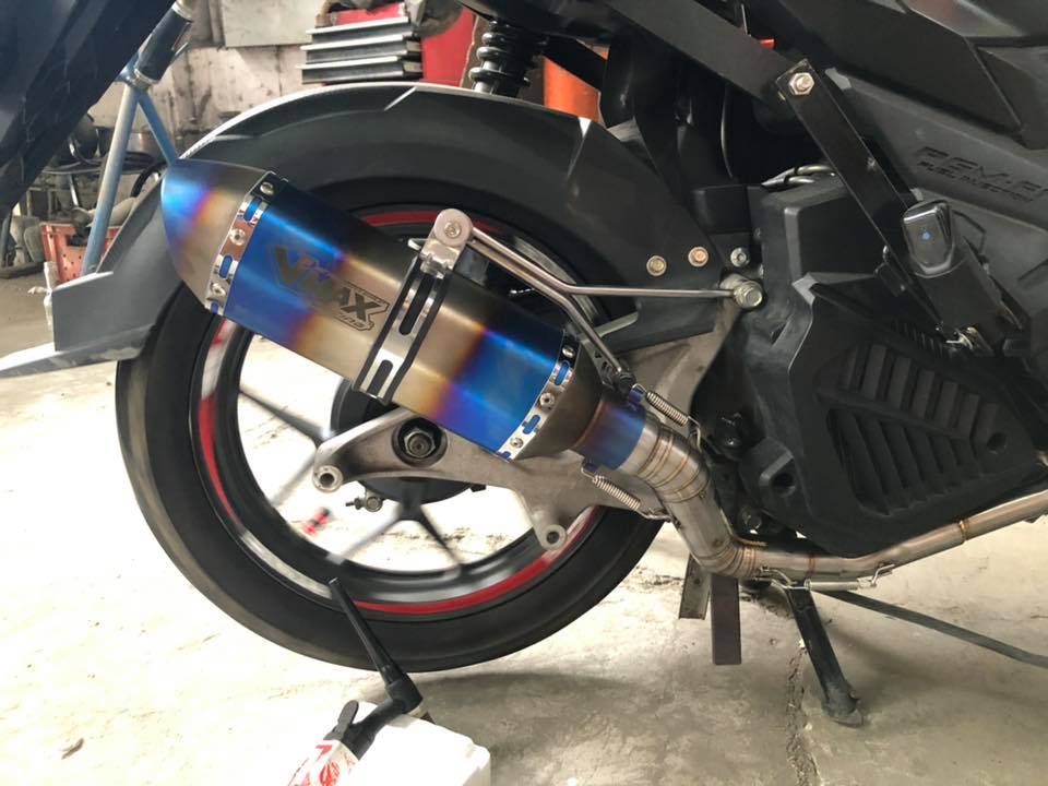 VMAX Racing - VMAX Full Exhaust System on Honda Click 150,...