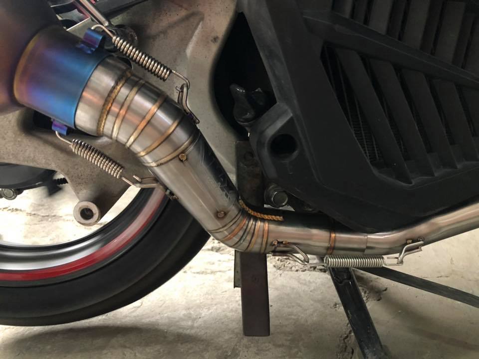 VMAX Racing - VMAX Full Exhaust System on Honda Click 150,...