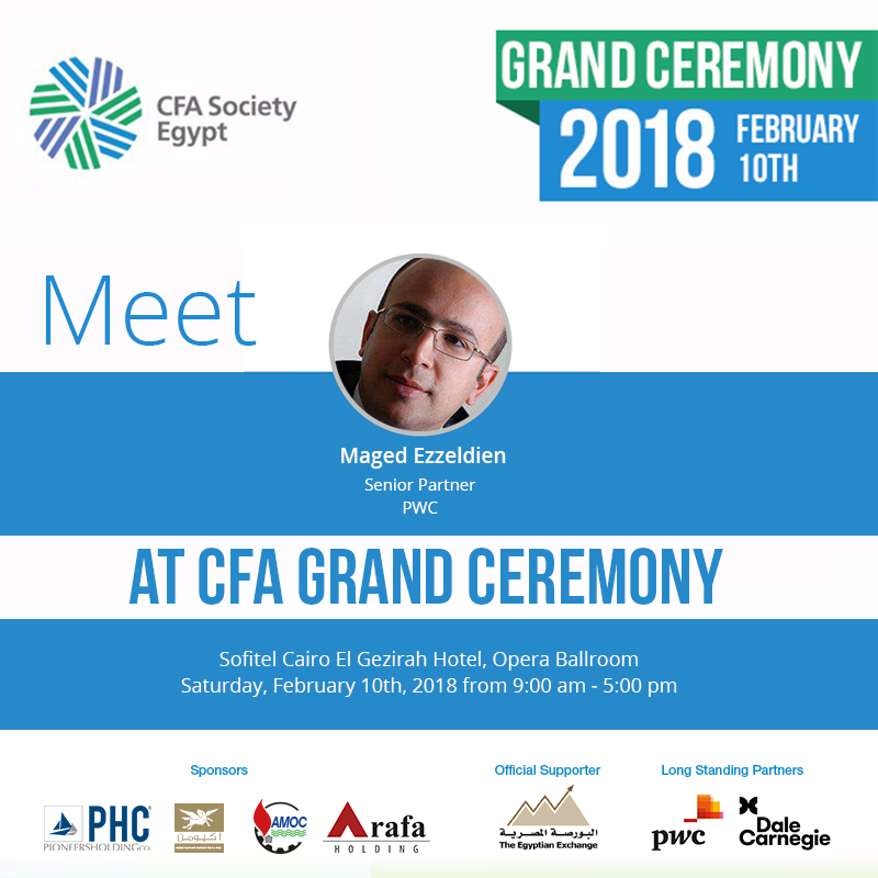 Meet Mr Maged Ezzeldeen CFA- Country... - CFA Society Egypt | Facebook