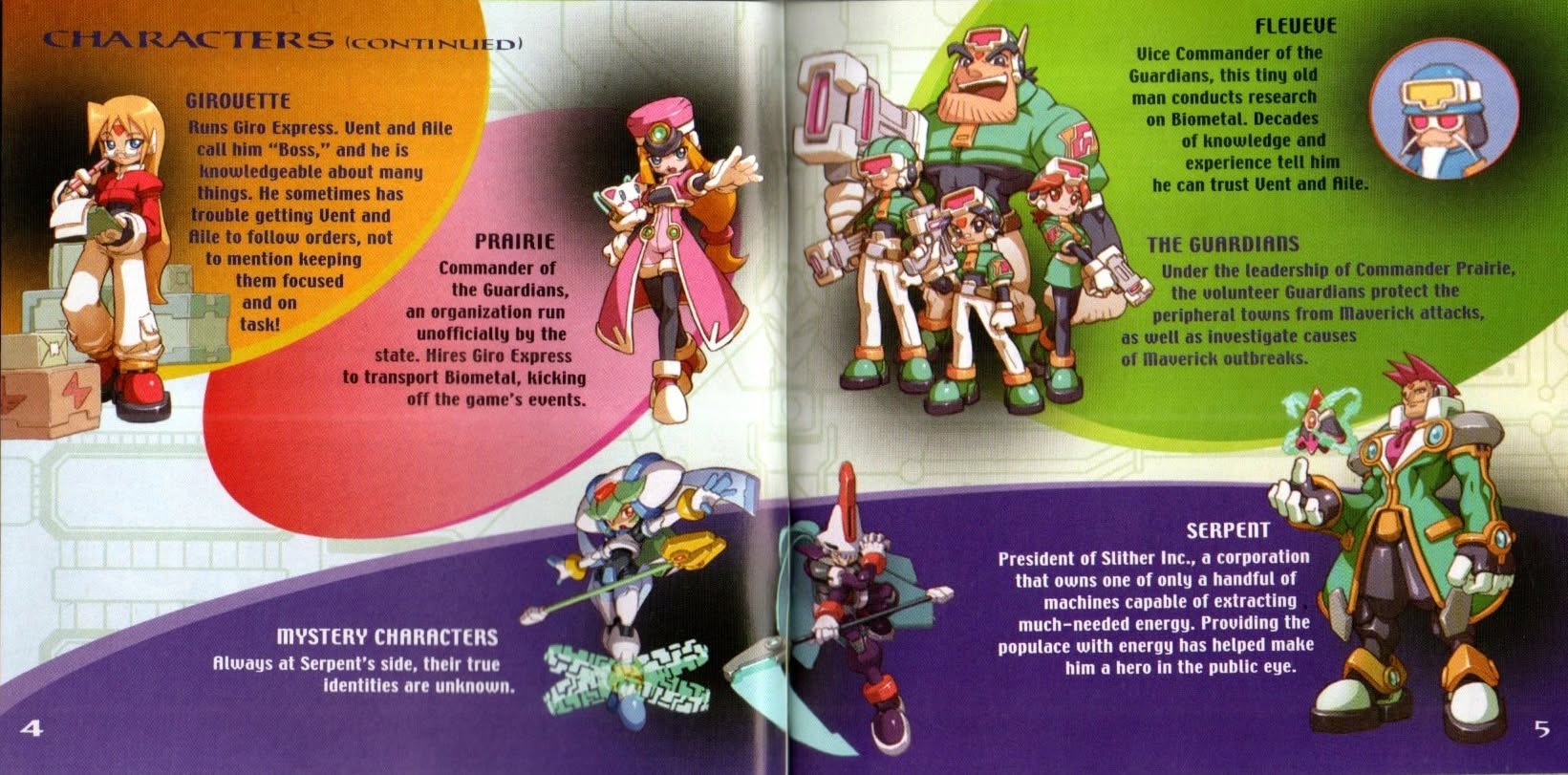 Megaman ZX Nintendo DS - Instruction Booklet **