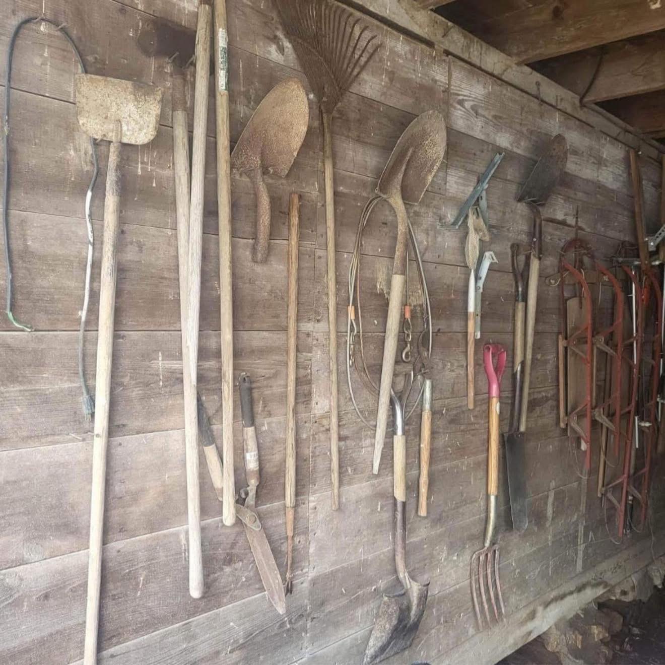 Tyler - A simple wall of tools in an old barn. It may not seem like ...