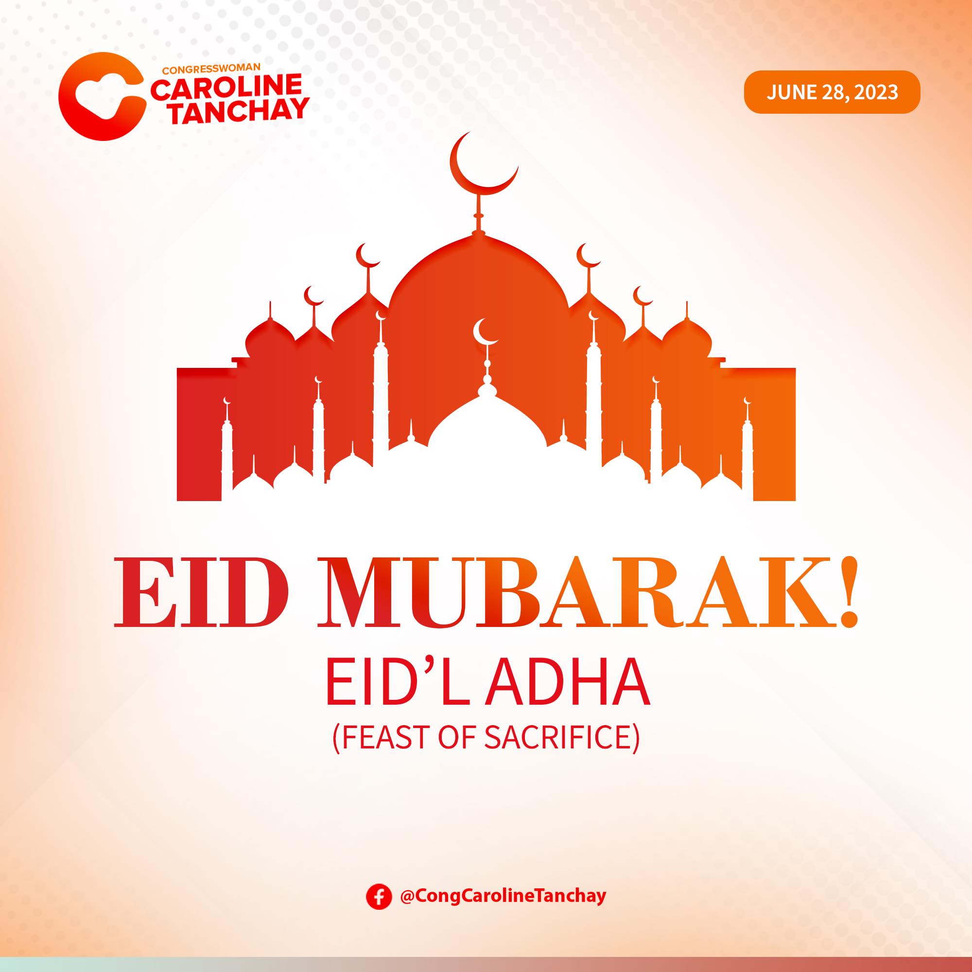Caroline - Eid Mubarak! Isang makabuluhan at mapayapang pagdiriwang ng ...