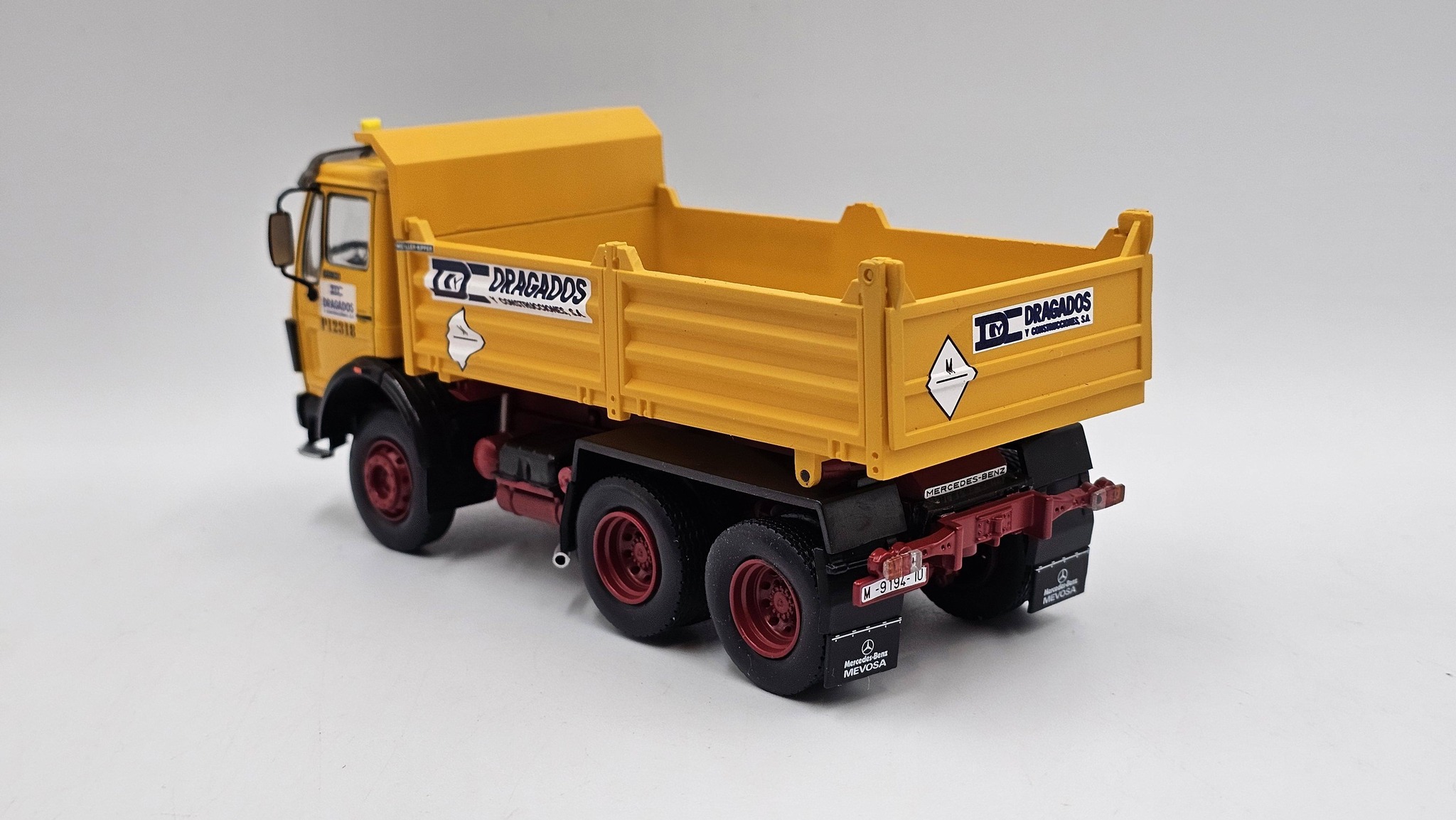 Salvat 1:43 Camion Mercedes-Benz 2626 AK Dragados - Modello Diecast Collezione 1988
