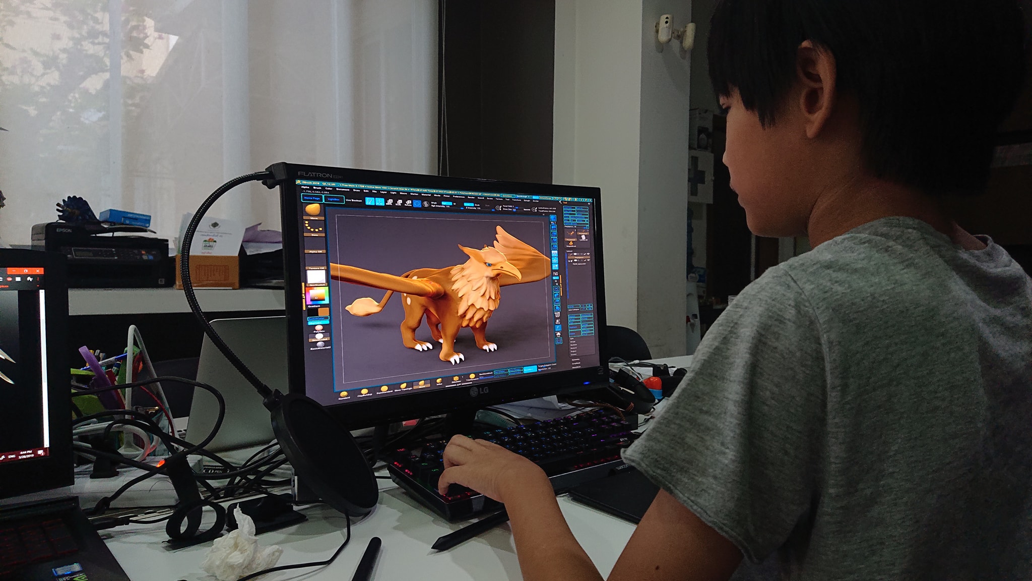 🐣 น้องJava กับการเรียน 3D ZBrush... - Popkusa Kreingkrai | Facebook