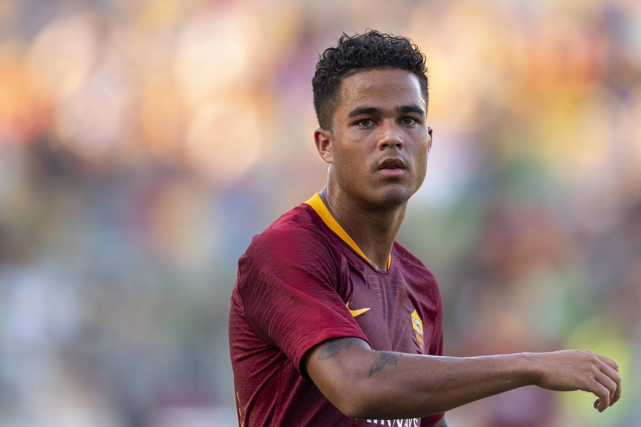 Justin Kluivert will wear the No. 34 shirt for Roma next season