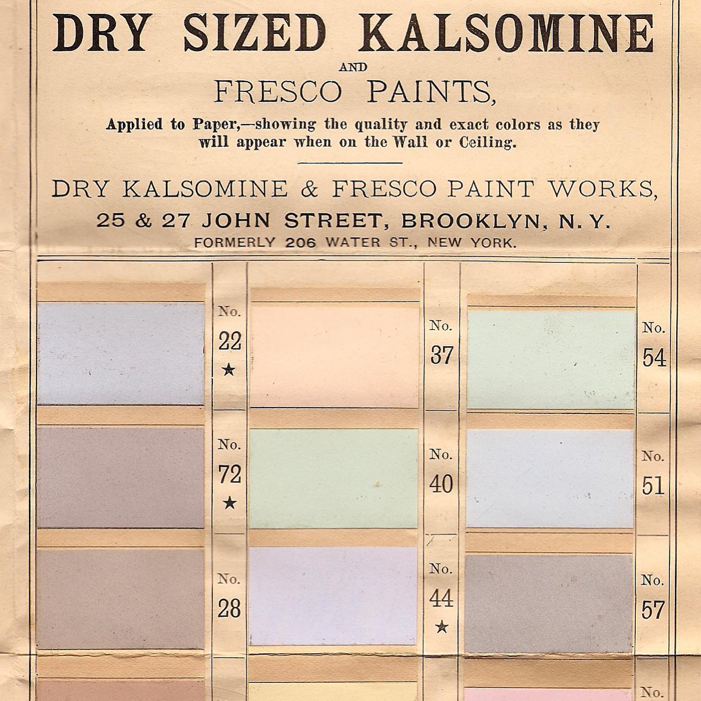 This week's architectural term is CALSOMINE. Calsomine is a type