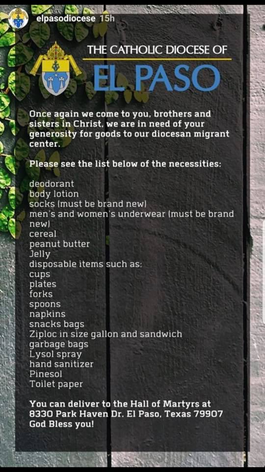 The Martyr's Hall shelter began as... - Hope Border Institute