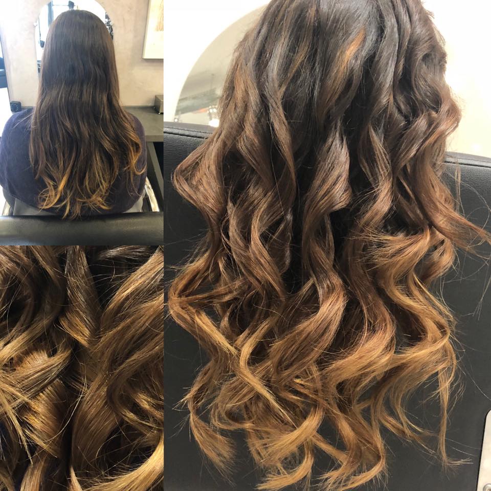 Patine Cheveux Brun Avant Après
