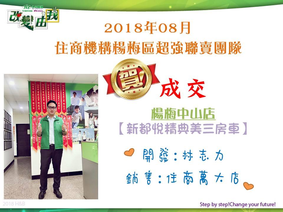 住商機構楊梅區超強聯賣團隊 賀賀賀 恭喜楊梅中山店 林志力與友店住商萬大成交 新都悅精典美三房車 楊梅區最強聯賣團隊