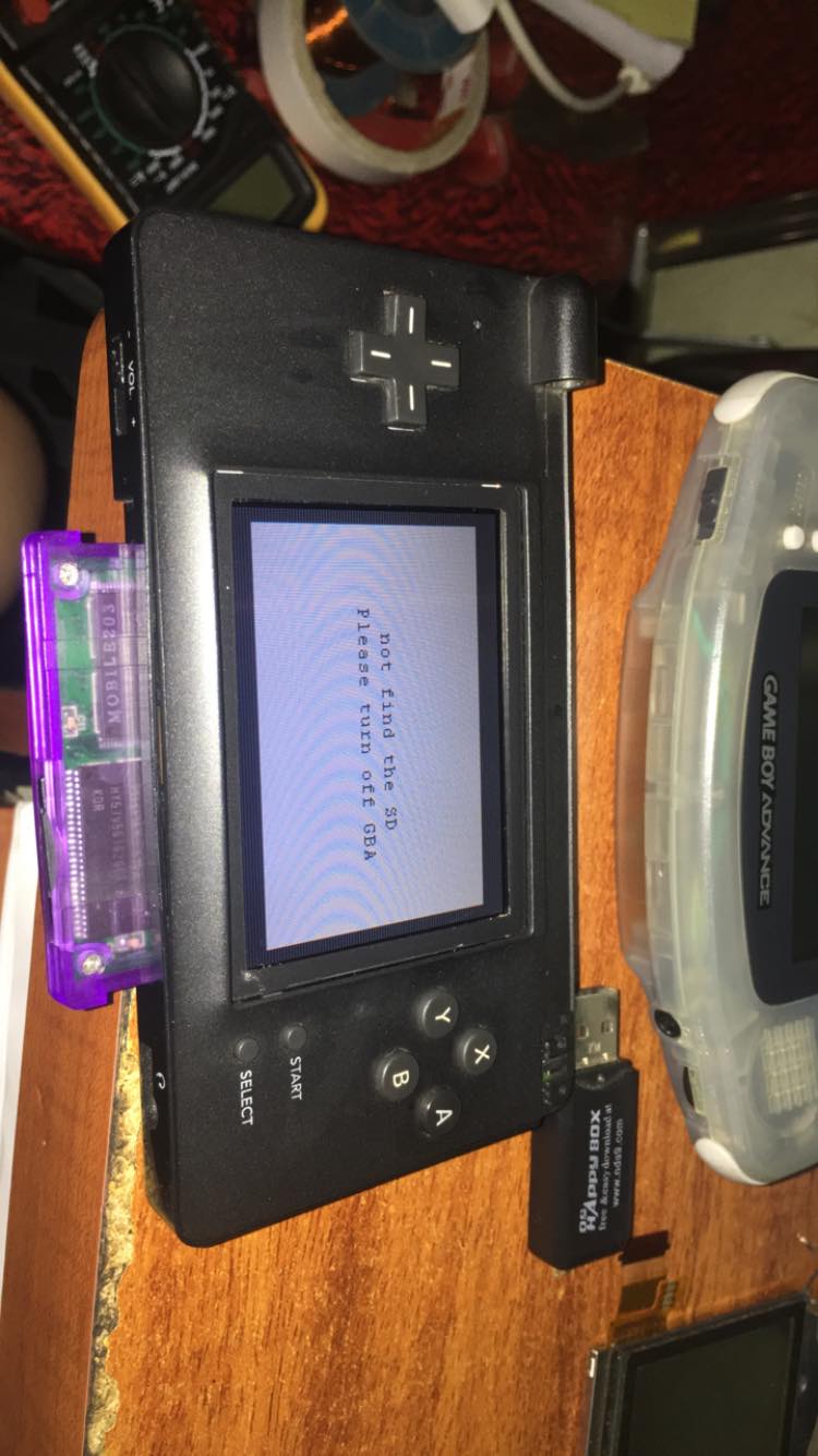 Help fixing DS Lite error with Supercard