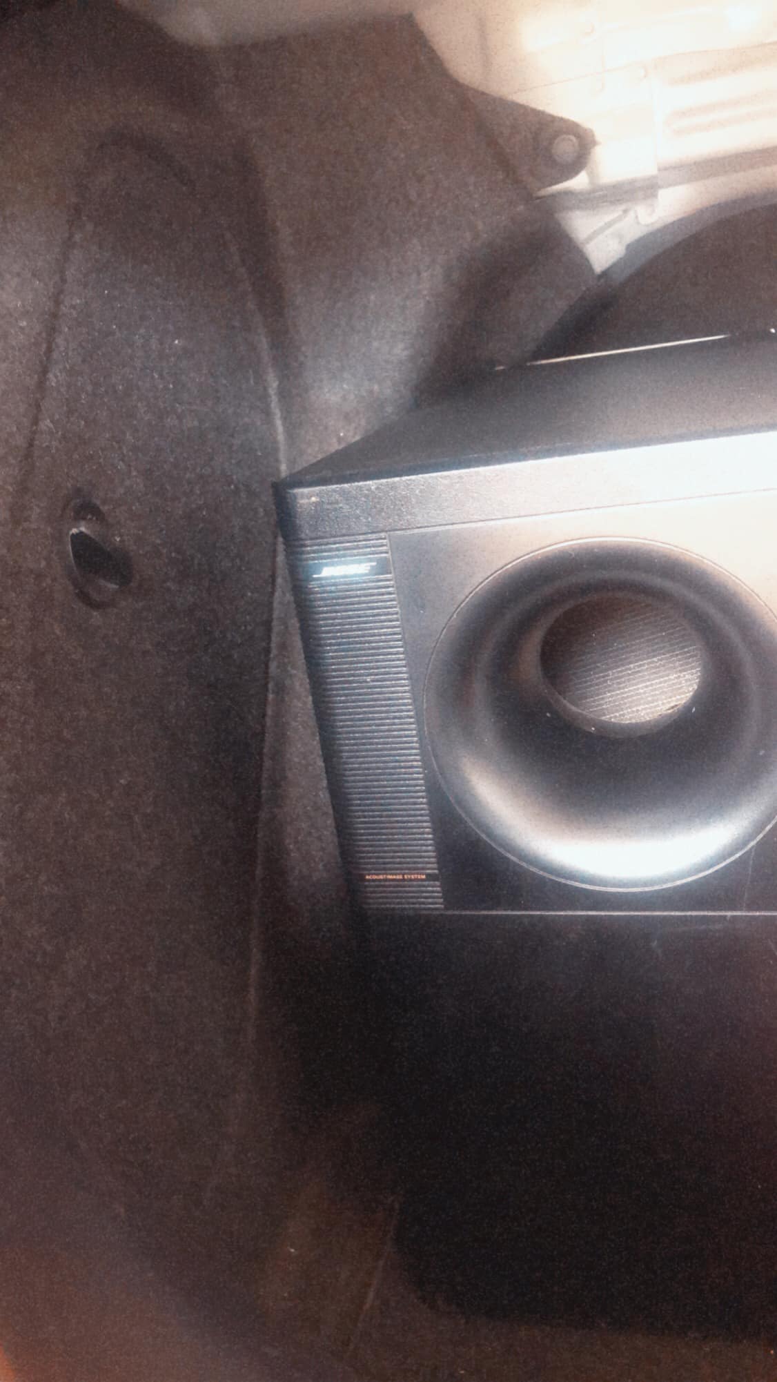 Bose Acoustimass 5 Series III in car with Alpine amp