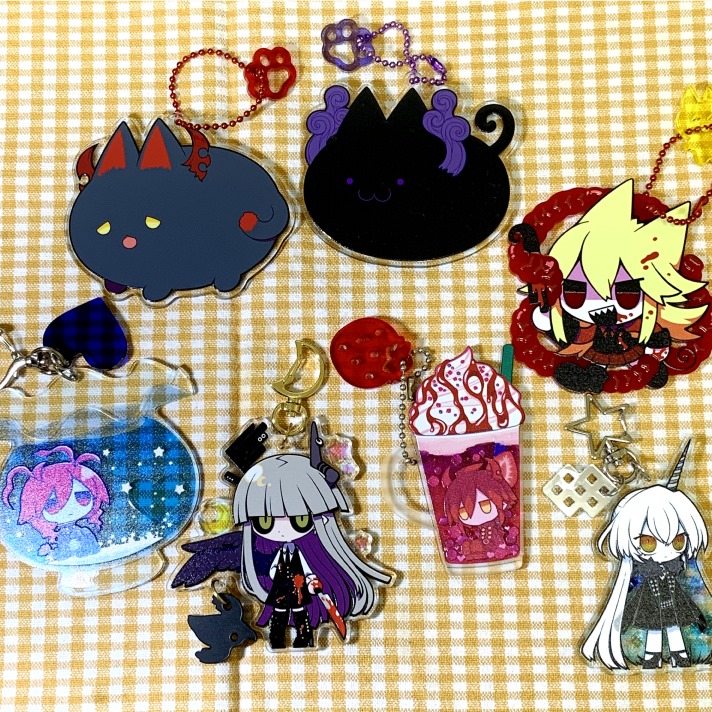 海底囚人 funamusea アクリルキーホルダー 2種セット Funamusea 「海底