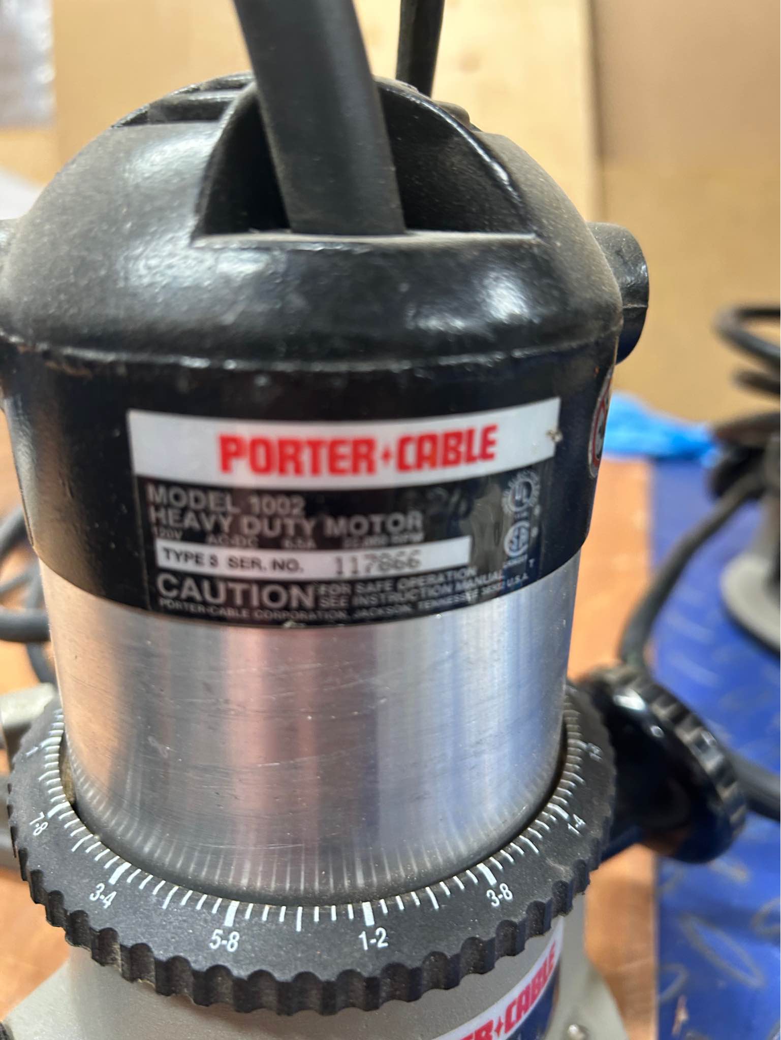 Porter-Cable Model 1002 Router — Used / Good Condition - Routers ...