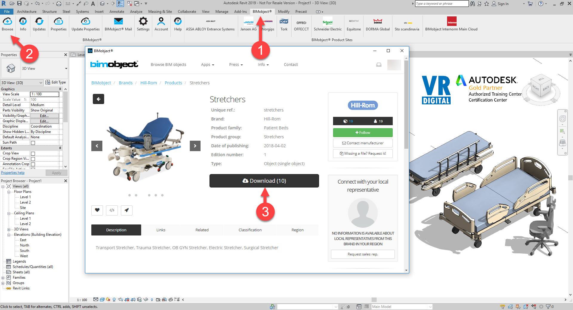 Revit - ออกมาแล้วสำหรับ Add-in จาก BIM Object บน Autodesk Revit 2019 ...