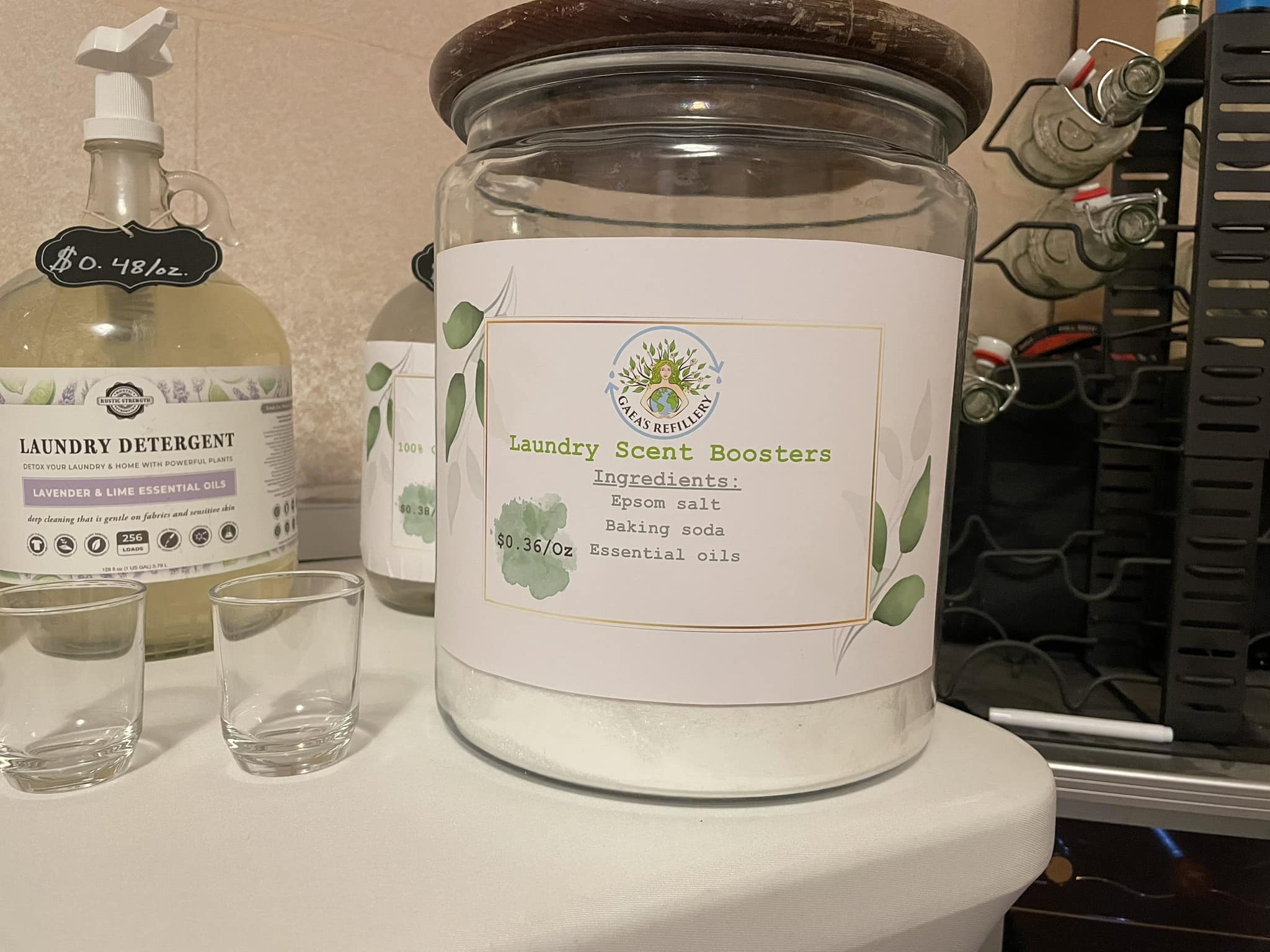 New labels on the laundry scent... - Gaea's Refillery | Facebook