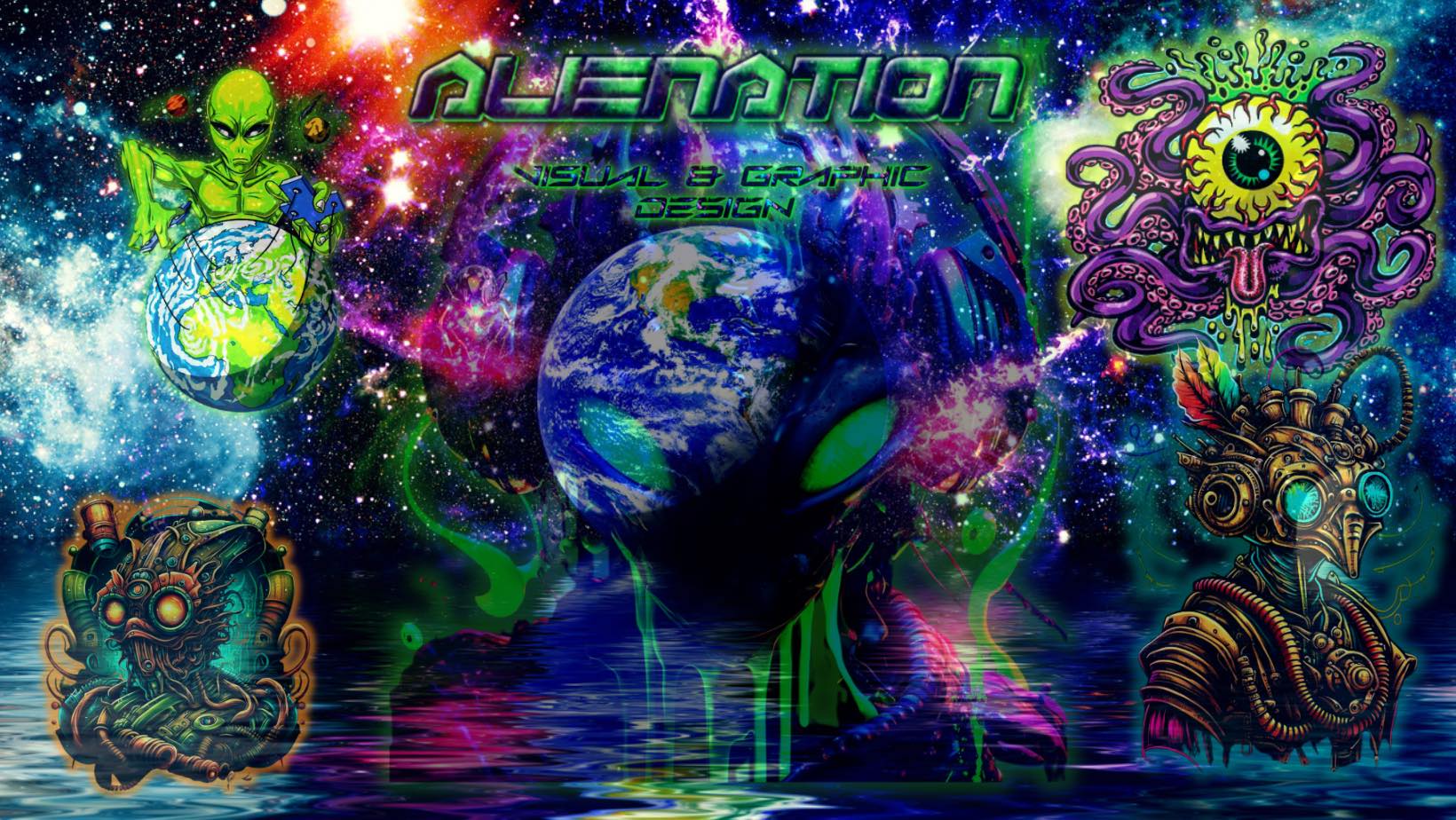 Alienation Visual & Graphic Designs
