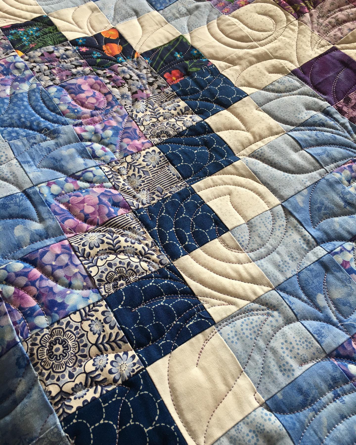 Fresh off the frame is this... - Dayspring Quilt Studio