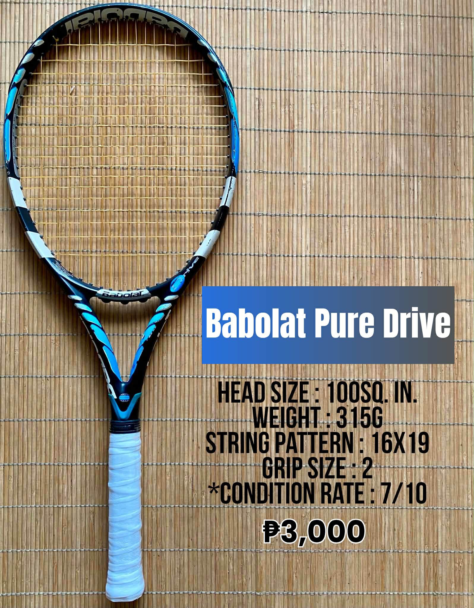 Babolat Drive Z Tour Tennis Racket for Sale - Original, No Cracks