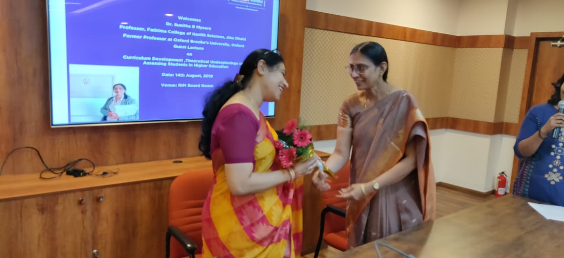 Dr. Sunitha B... - Ramaiah Institute of Management - RIM | Facebook