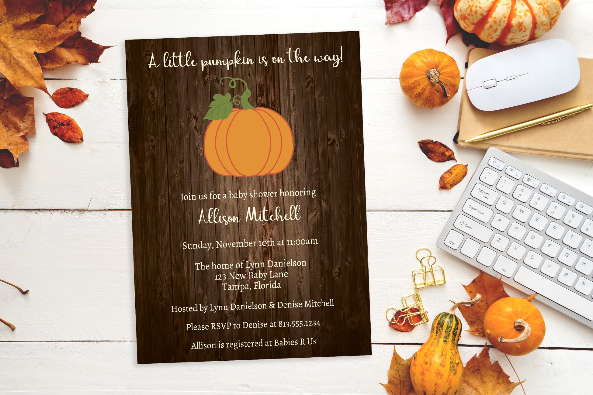 The Invite Lady - The cutest fall themed invitation for... | Facebook