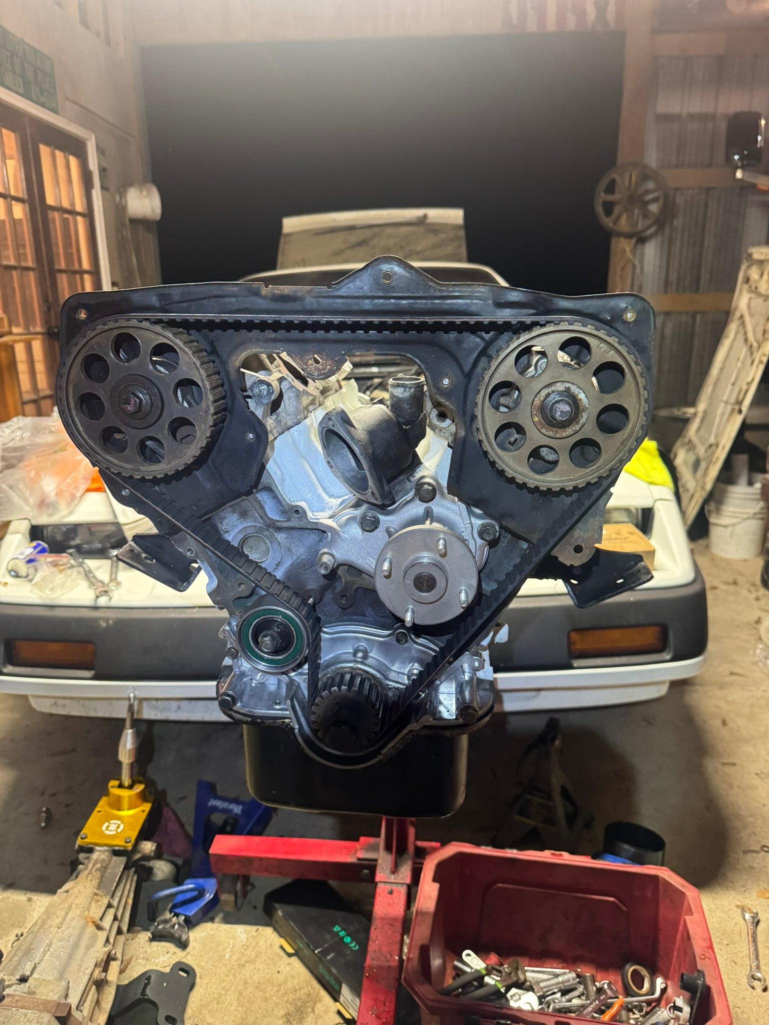 準備中 What is the correct timing belt tension for 1985 NA?