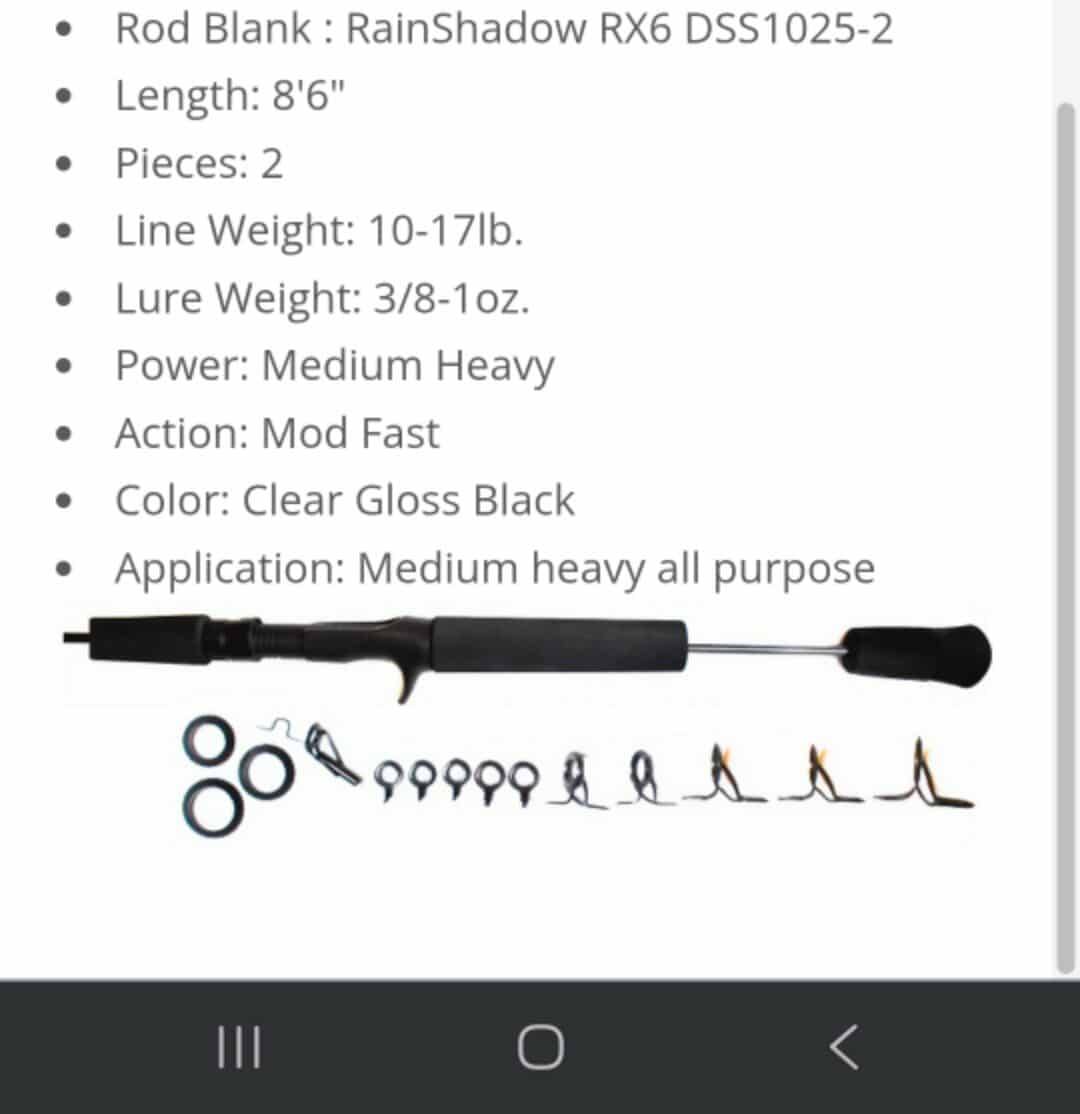 rainshadow blank shimano clarus downrigger rod Revelation S-Glass Crankbait or for anyone who simply appreciates a great value! New 2020 Rainshadow RX7 Graphite