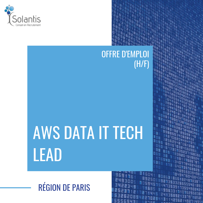 Solantis - [JOB 💼] Devenez le futur AWS Data IT Tech Lead...