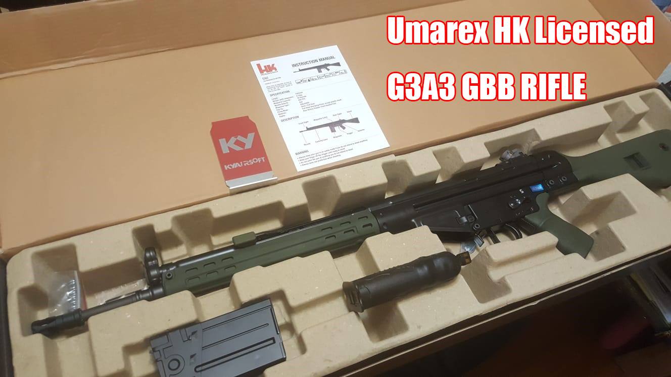 New Arrival] Umare(WE) licensed H&K G3A3 GBB Rifle Quick shooting 