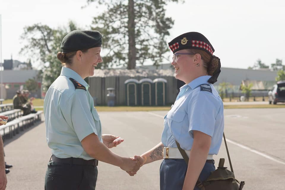 Congratulations to WO2 Sullivan... - 104 'Starfighter' RCACS