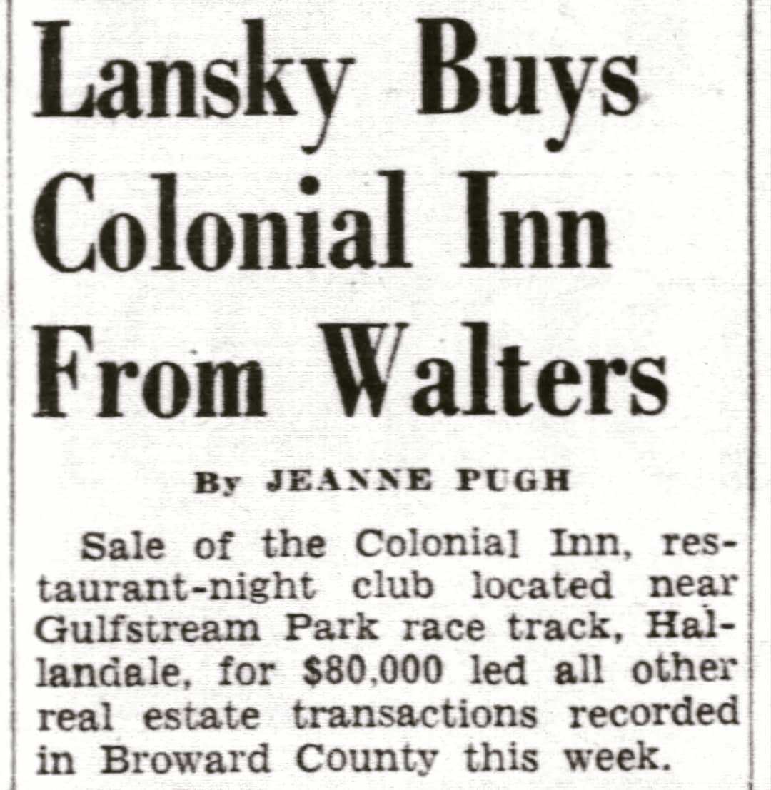 Bash Collection - In the summer of 1945, Jake Lansky,... | Facebook