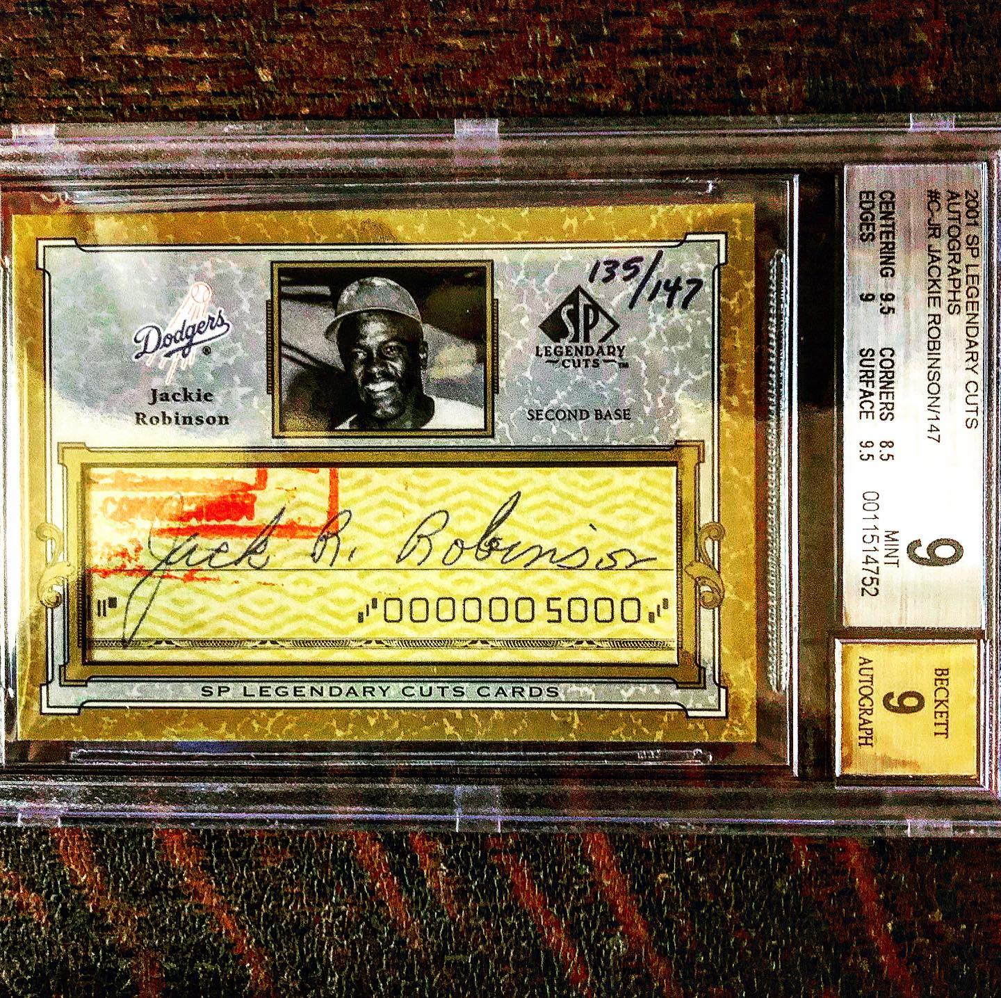 JUST PULLED: Jackie Robinson 1/1 cut autograph card😱 (📸 r