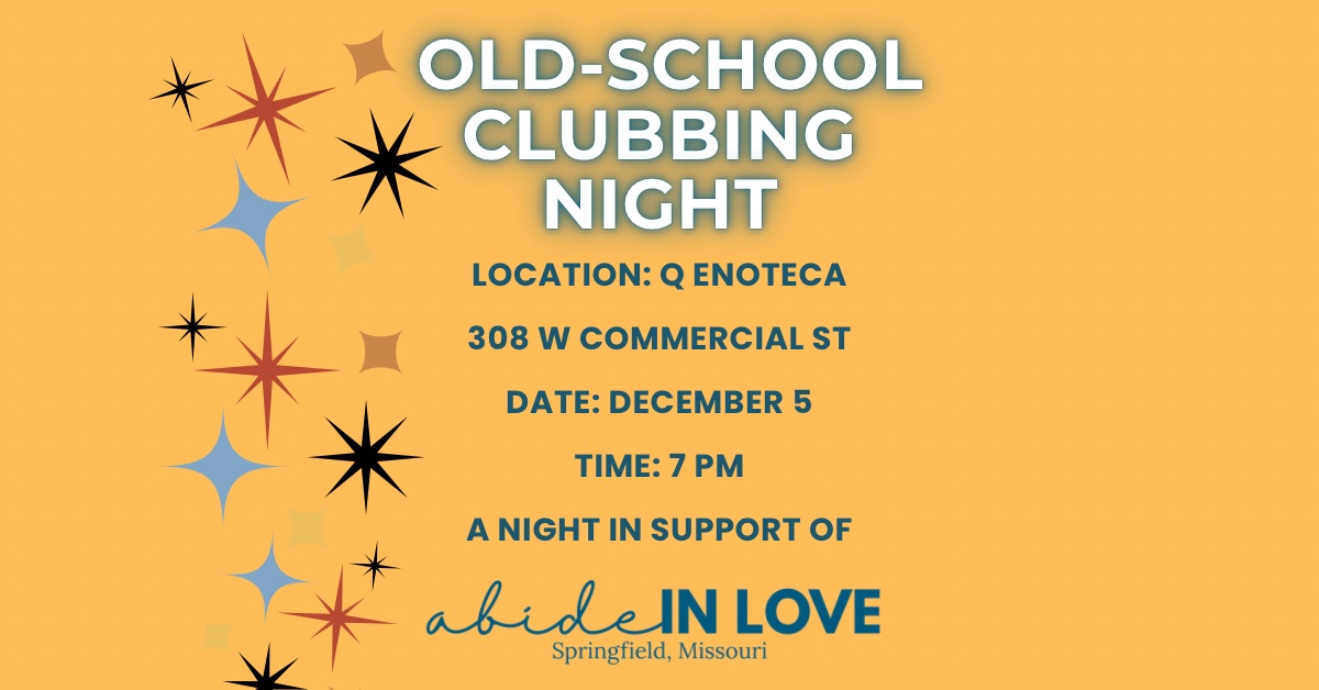 🎉 Retro Dance Party: 70s, 80s, & 90s Night – Fundraiser for Abide in Love