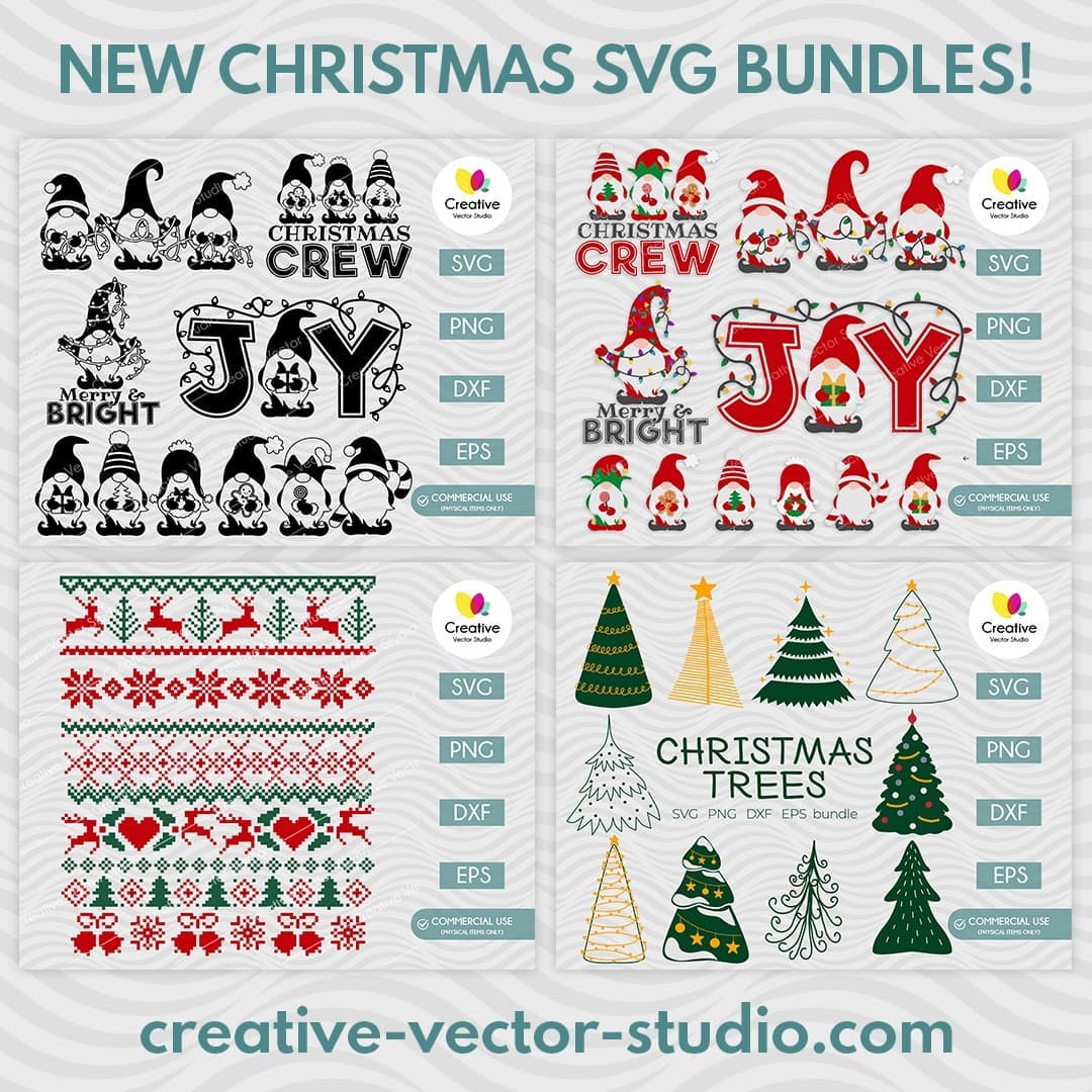 New Christmas SVG Bundles ☃️🎄🎁... - Creative Vector Studio