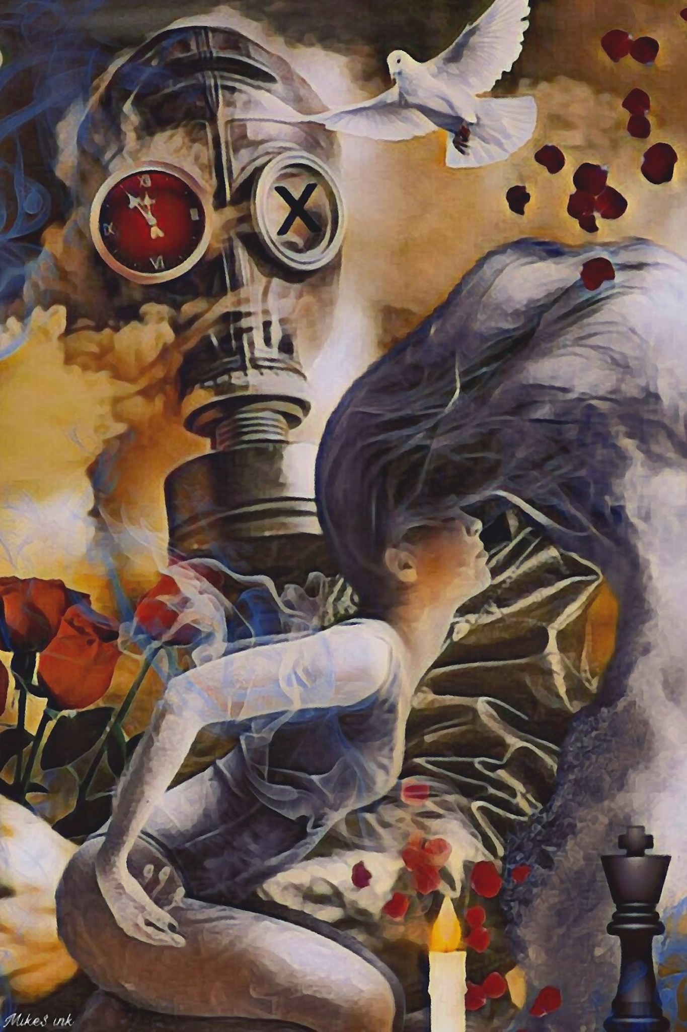 Mike$ ink Art Prints