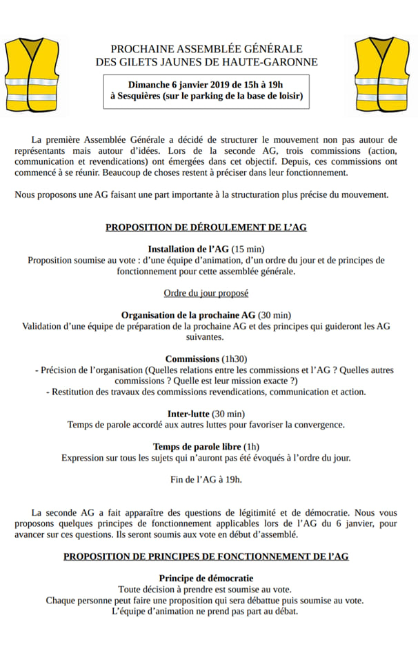 Un Peu Tardif Désolévoiĺà Lordre Du Gilets Jaunes